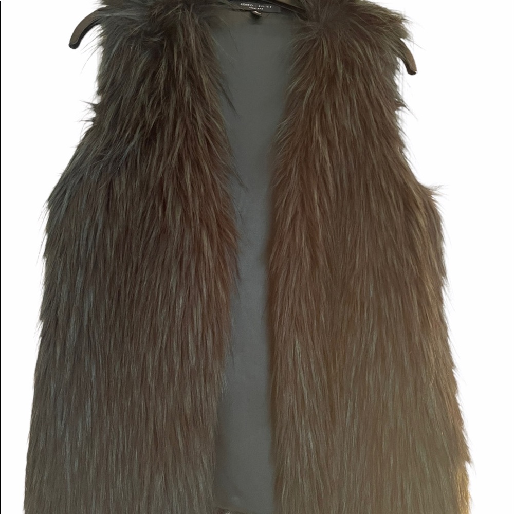 Green Faux Fur Vest